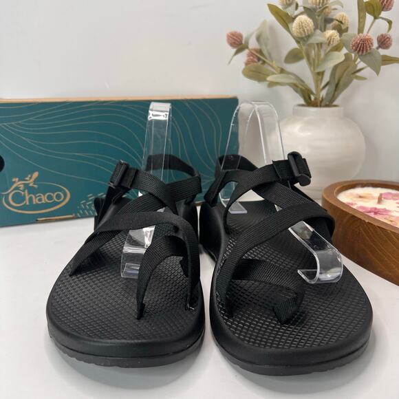 Chaco Z/2 Classic Wedge Webbing Sandals Black J105427 Outdoors Women 9 NWB main image 9